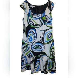 Evan Picone Abstract Print Women's Dress Nwot Size 12